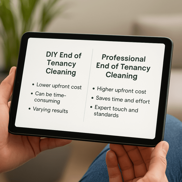 DIY vs. Professional End of Tenancy Cleaning: What’s Worth It?
